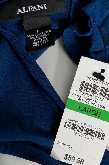 NWT Alfani One-Shoulder Top Size L - Picture 3 of 8